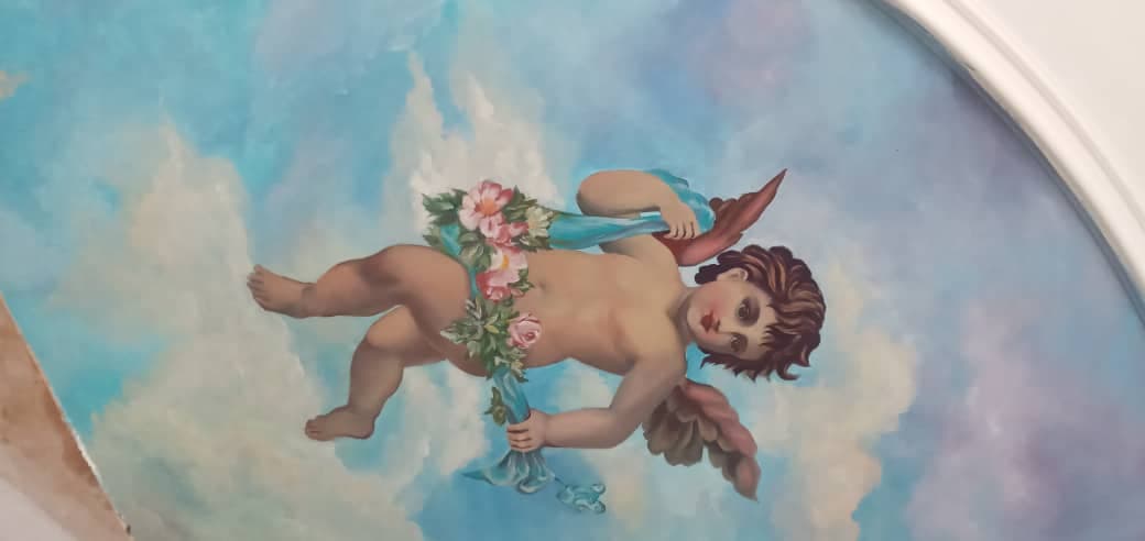 اجرای نقاشی هنری و پتینه کاری مریم خوشدست در مشهد