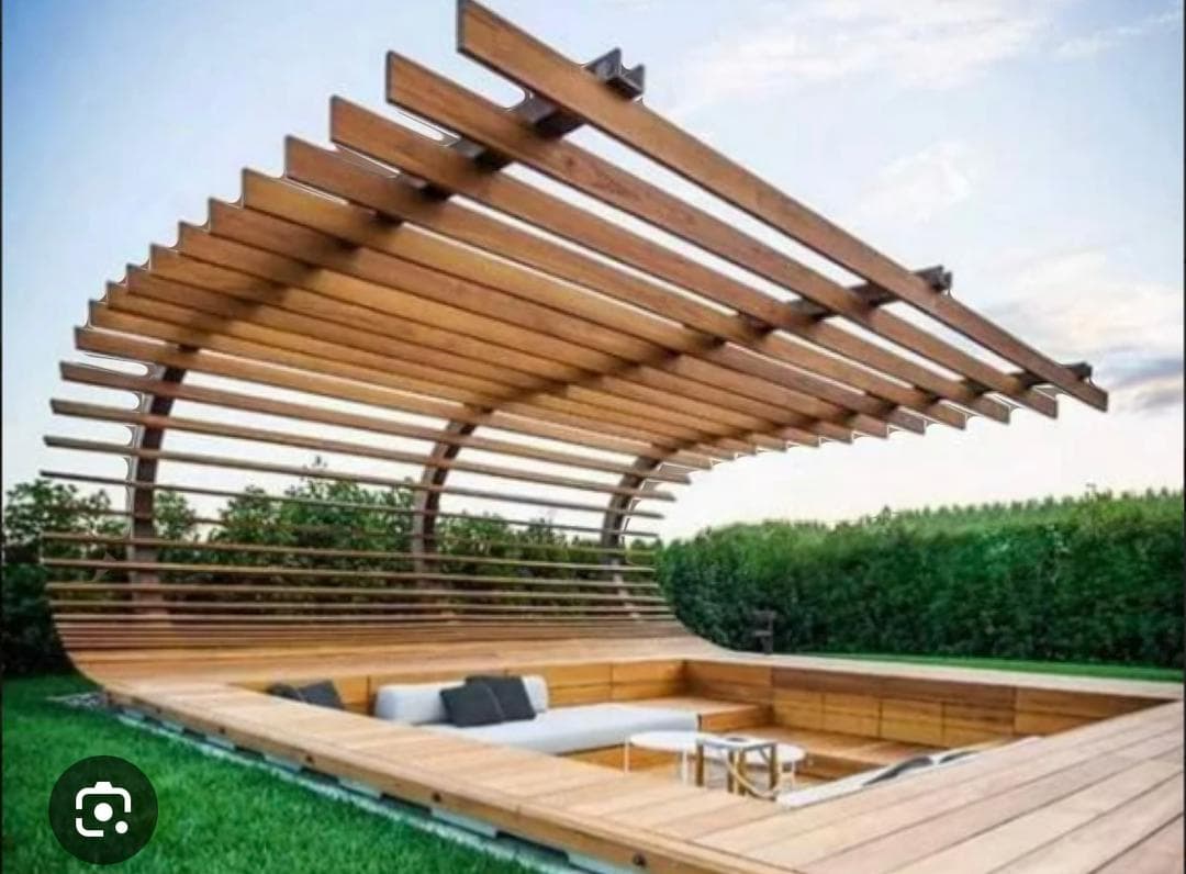 تهیه و اجرای چوب ترموود و روفگاردن آفیس نمای امید در تهران