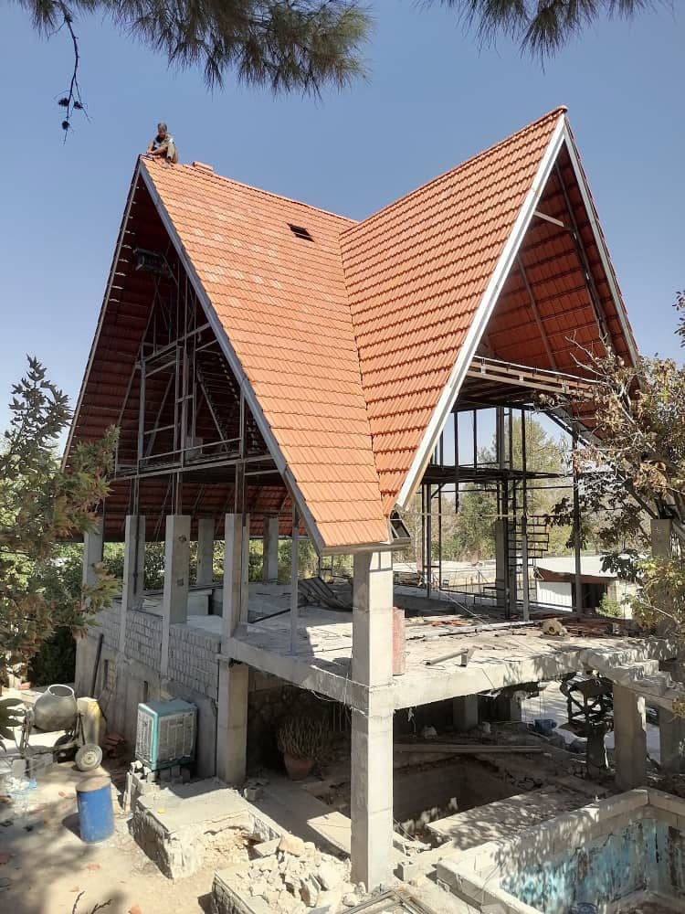 نصب و اجرای سقف شیبدار شیروانی کاران قزوین