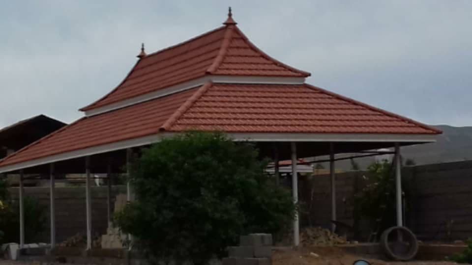 اجرای آلاچیق و سقف شیبدار دهقان در هرمزگان