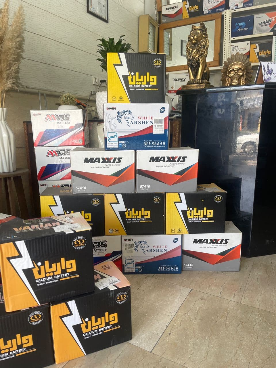 فروش و نصب و عیب یابی باطری ماشین بیرقیان در چالوس