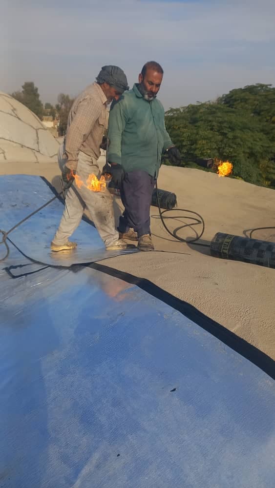 اجرای ایزوگام و قیرگونی تاجیک در ورامین