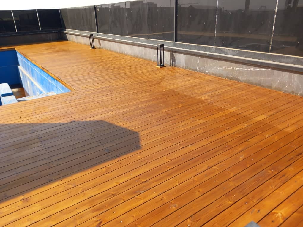 ساخت کلبه و آلاچیق چوبی آرتن وود در کردان کرج