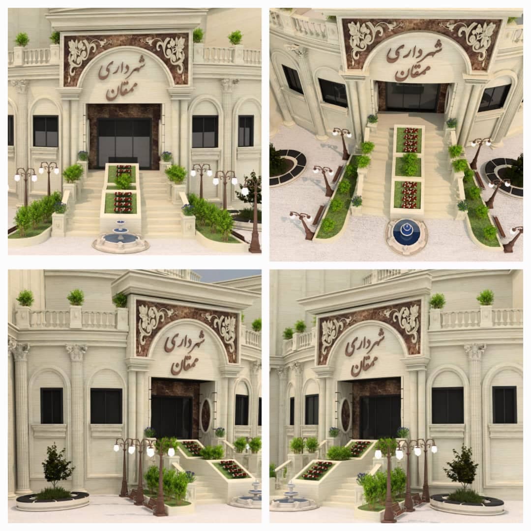 طراحی و اجرا نمای ساختمان قربان زاده در تبریز