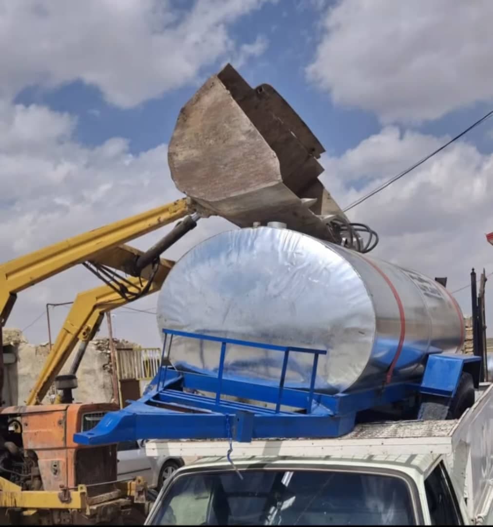 تولید سمپاش چرخدار و پشت تراکتوری لطفی عظیم در همدان