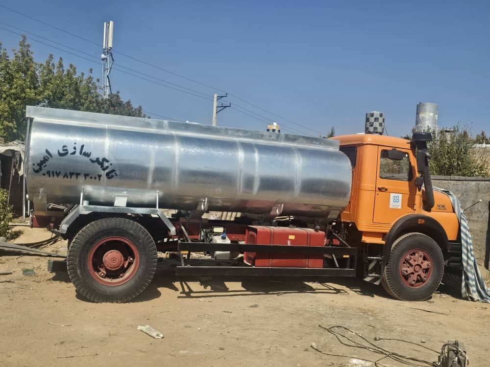 ساخت تانکر ماشینی و هوایی امین در دوکوهک شیراز