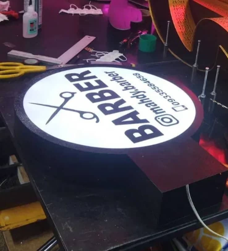 طراحی و اجرای تابلو نئون فلکسی رسالت در ارومیه