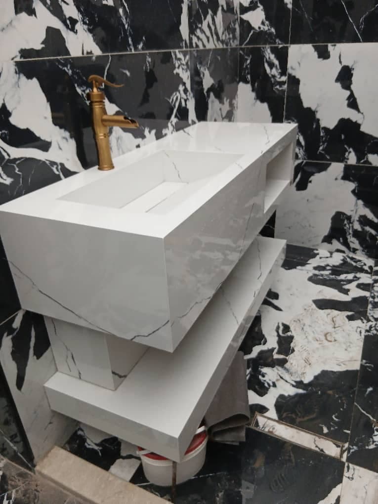 تولید و فروش روشویی سرامیک پرسلان MBTWASH در آستارا