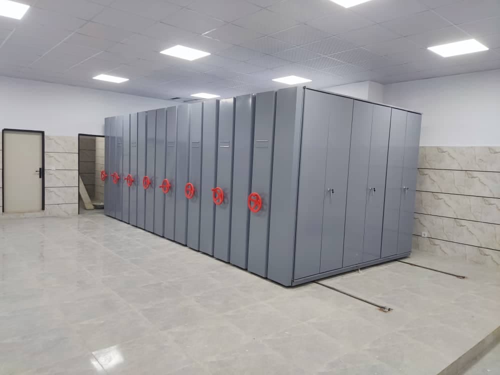 طراحی و تولید کمد بایگانی ریلی و متحرک آسیا بایگان سانا در غرب تهران