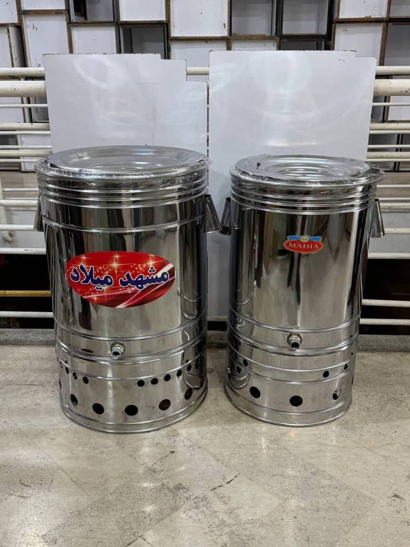 تولید و فروش سماور هیئتی بزرگ برقی صدرا استیل کار در زنجان