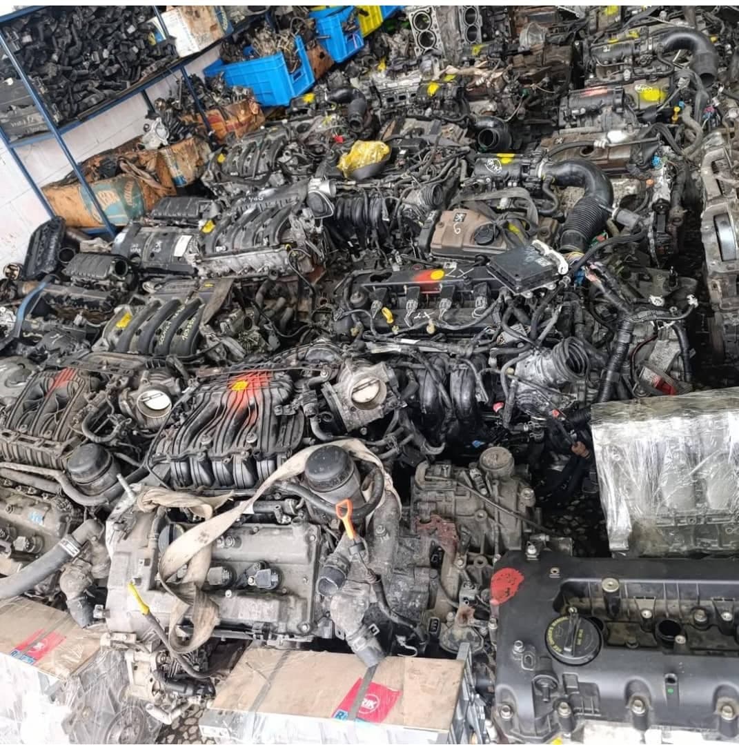 استوک یدک موتور و گیربکس ماشین های ایرانی خارجی مهدی در رشت