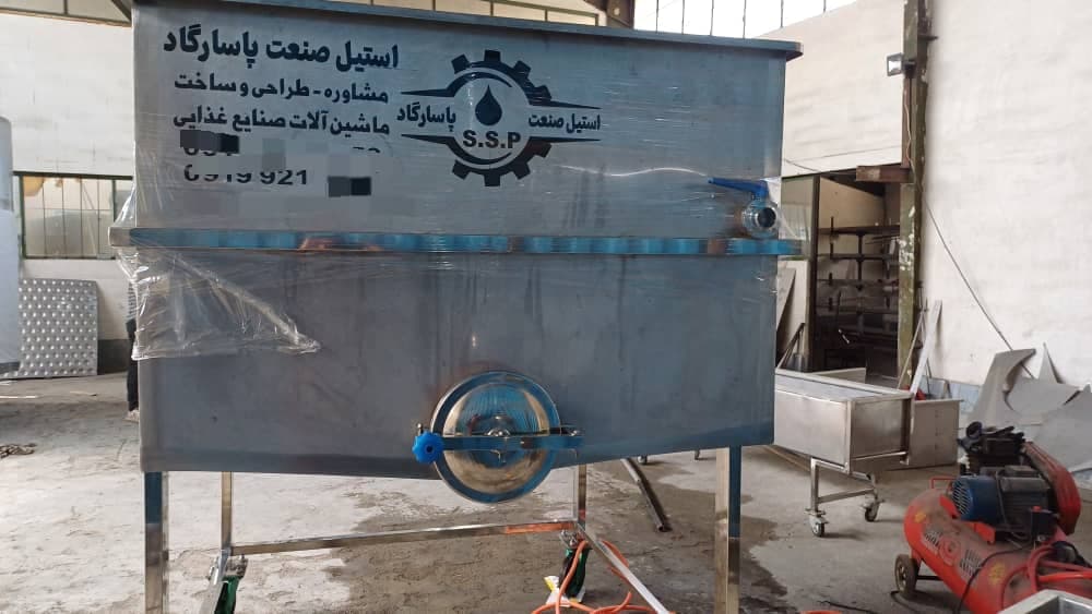 تولید نصب ماشین آلات صنایع غذایی لبنی استیل صنعت پاسارگاد در اردبیل