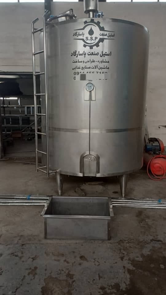 تولید نصب ماشین آلات صنایع غذایی لبنی استیل صنعت پاسارگاد در اردبیل
