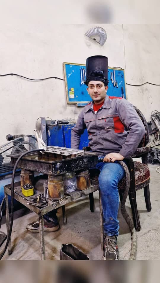 سیلندر دوزی و جوشکاری آرگون رضا امتی در اراک