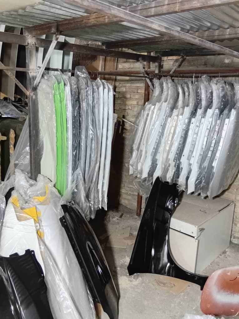 مجموعه قطعات ماشین رنگ کوره ای میلاد در شوش تهران