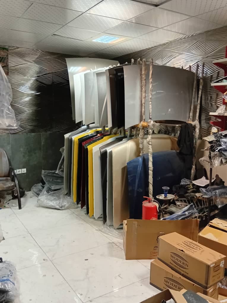 مجموعه قطعات ماشین رنگ کوره ای میلاد در شوش تهران