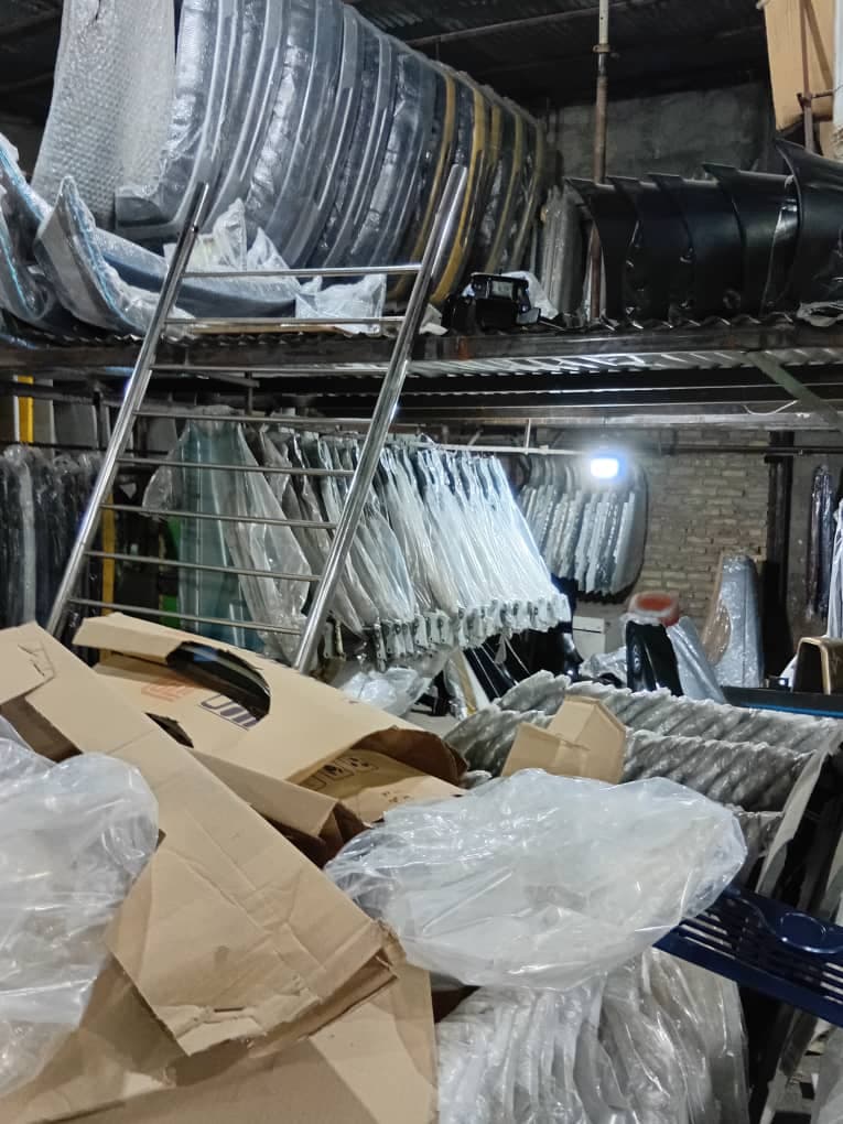 مجموعه قطعات ماشین رنگ کوره ای میلاد در شوش تهران