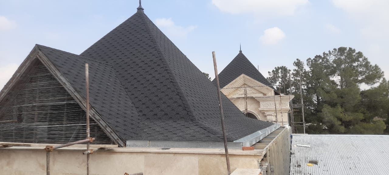 تهیه و اجرای سقف های شیب دار شیروانی آجورلو در تهران