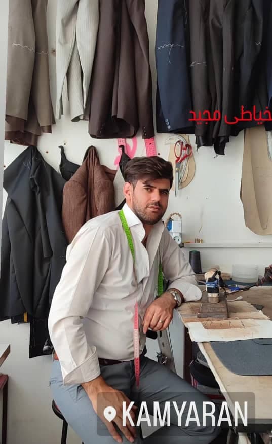 خیاطی کت و شلوار مجید نقدی در کامیاران