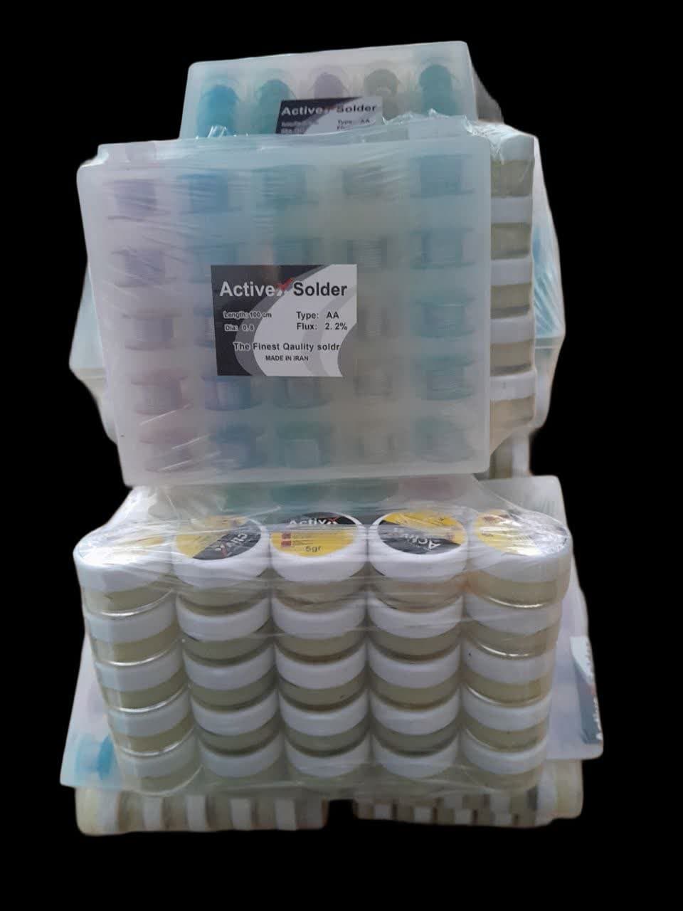 تولید و فروش سیم و روغن لحیم اکتیوکس در مشهد