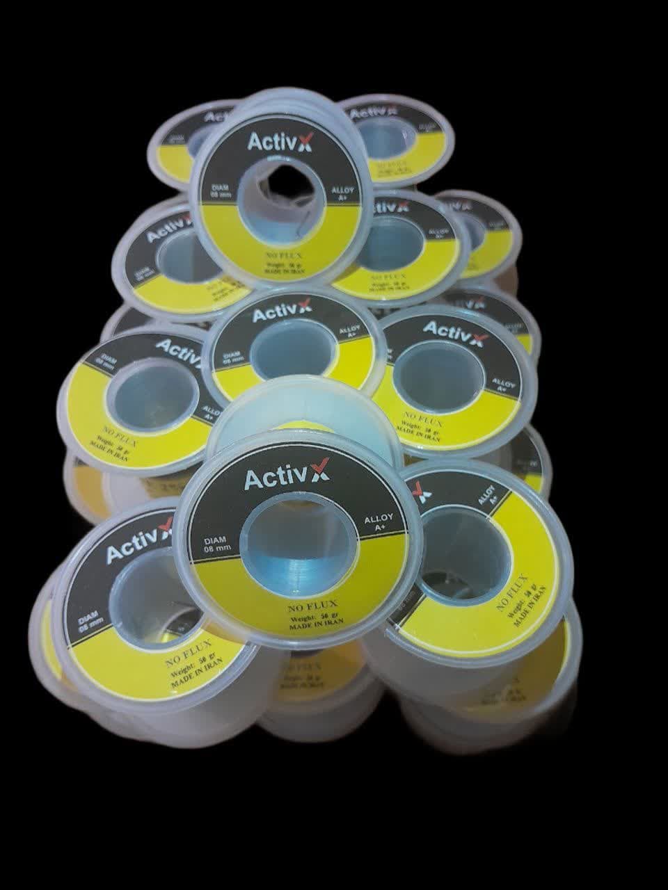 تولید و فروش سیم و روغن لحیم اکتیوکس در مشهد