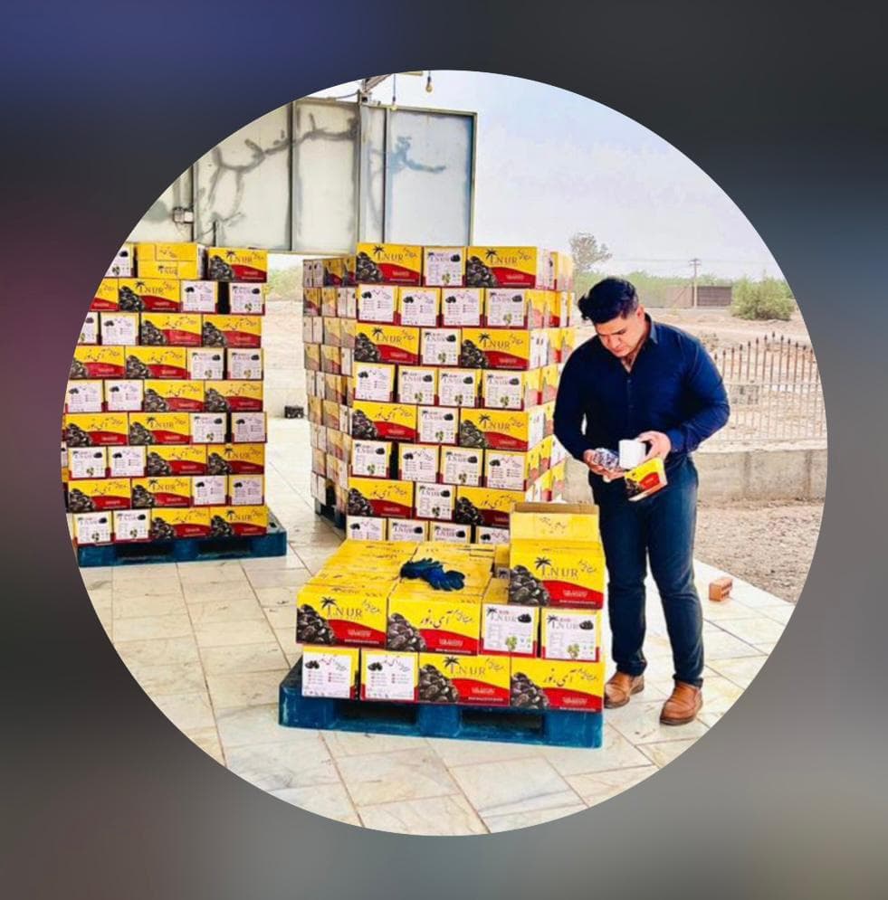 صادرات تولید و پخش عمده خرما مضافتی بم امینی در تهران