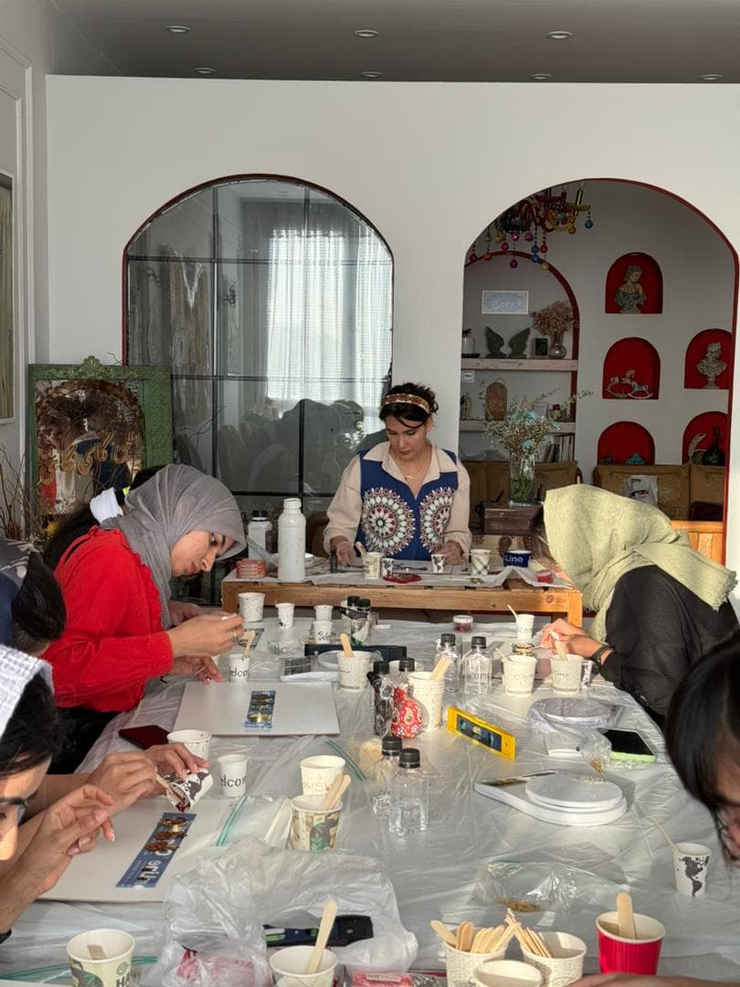 آموزش پتینه ساختمانی و رزین اپوکسی هنر سرای دلگشا در بندرعباس