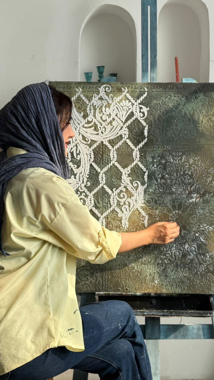 آموزش پتینه ساختمانی و رزین اپوکسی هنر سرای دلگشا در بندرعباس