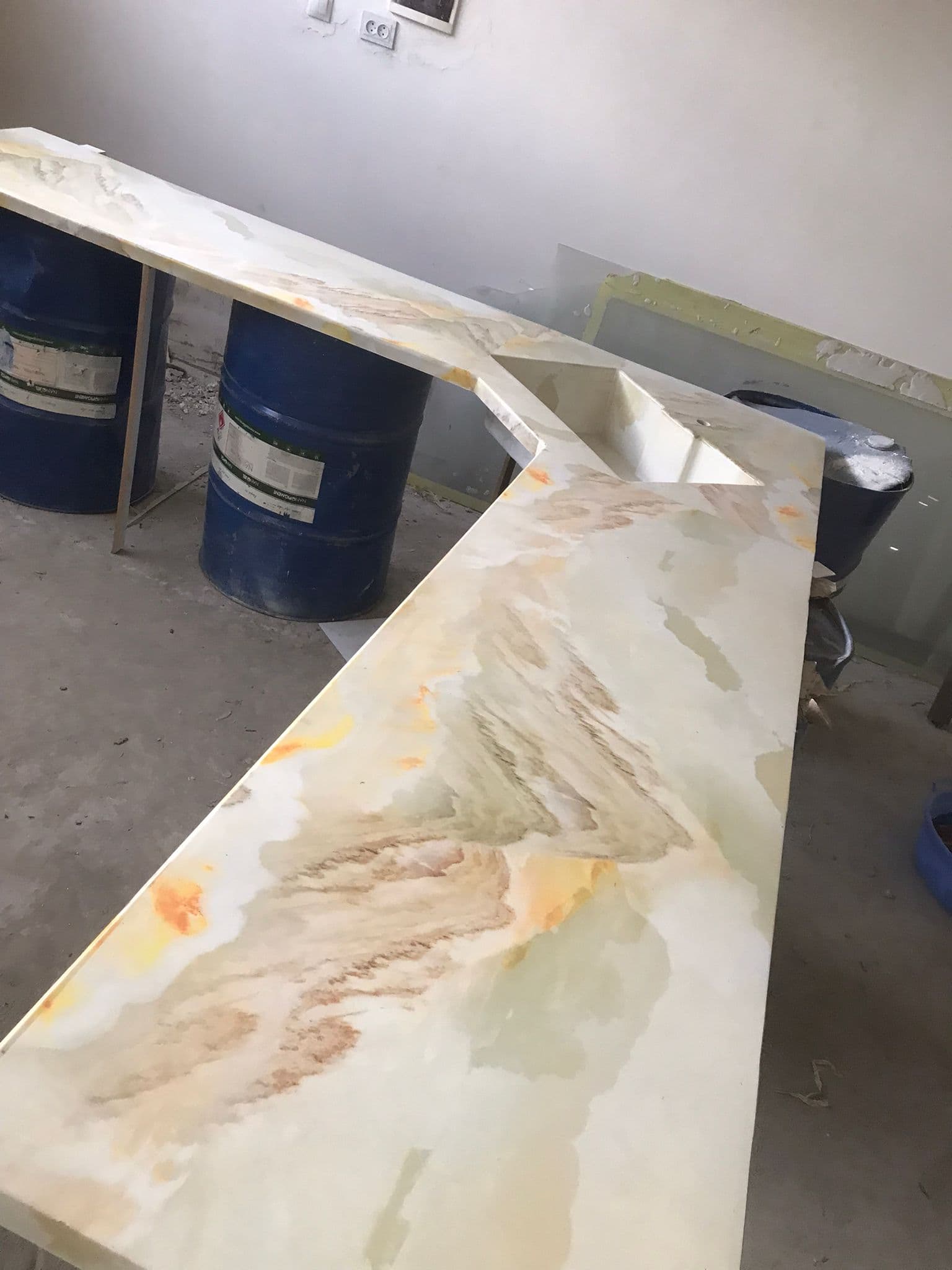 گروه تولیدی سینک گرانیتی و صفحه کابینت گرانکس در مشهد