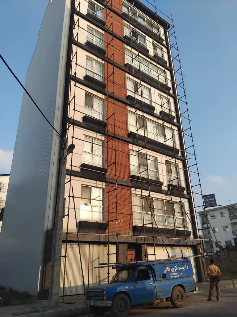 اجرای داربست فلزی آرین در نور