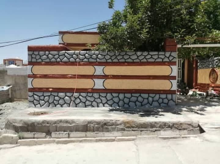 اجرای نمای رومی ساختمان سبحانی در یاسوج