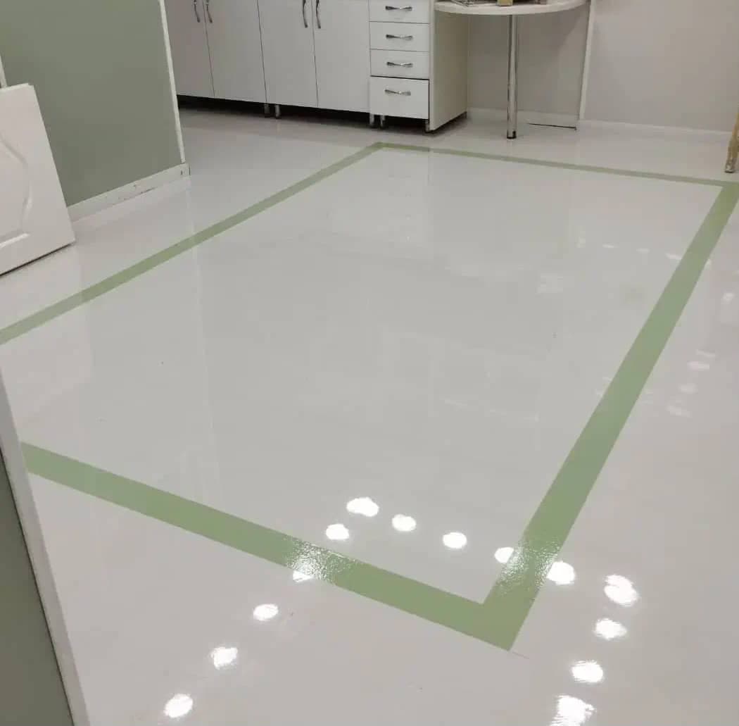 اجرای کفپوش اپوکسی شهر زیبای من در مشهد