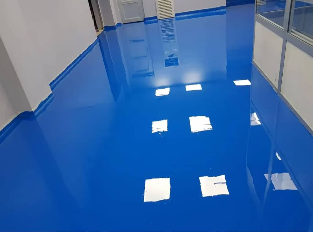 اجرای کفپوش اپوکسی شهر زیبای من در مشهد