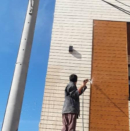 شستشوی نما و کفسابی آریانا در یزد