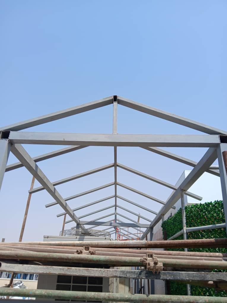 مونتاژکاری سازه فلزی سایبان و آلاچیق حمیدی در بندرماهشهر