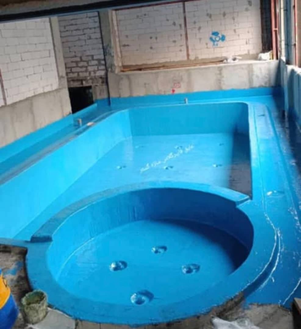 نصب اجرای عایق فایبرگلاس استخر و جکوزی جلالی پور در شمال تهران