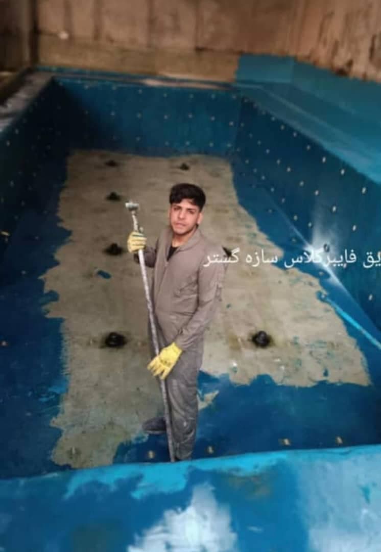 نصب اجرای عایق فایبرگلاس استخر و جکوزی جلالی پور در شمال تهران