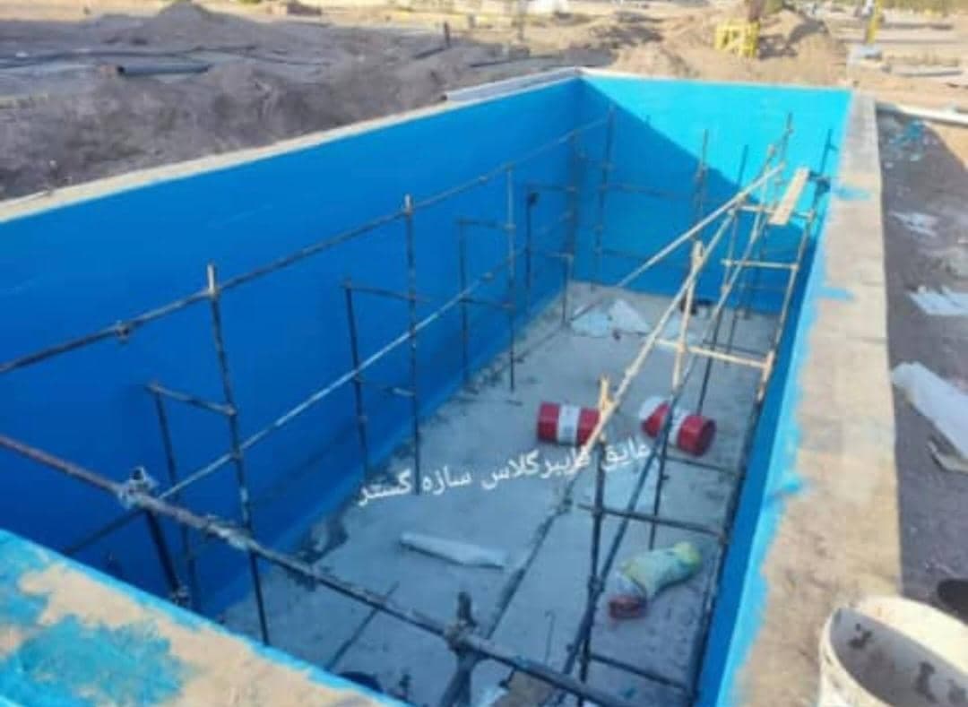 نصب اجرای عایق فایبرگلاس استخر و جکوزی جلالی پور در شمال تهران