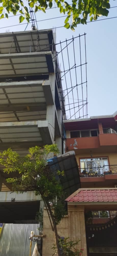 اجرای داربست فلزی شاهدی در نور