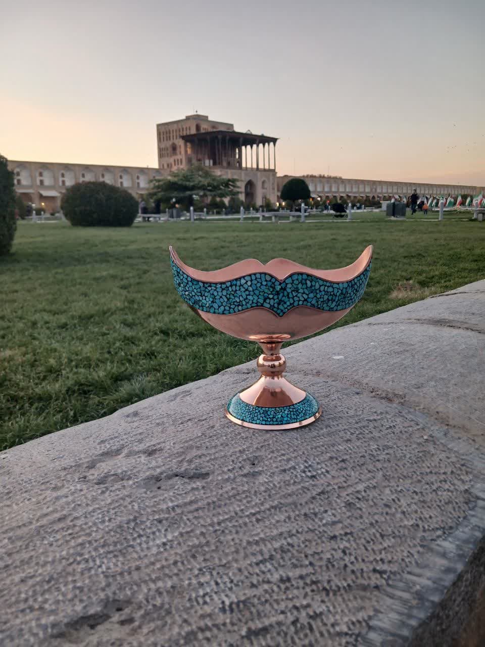 ساخت و فروش ظروف فیروزه کوبی بابایی در اصفهان