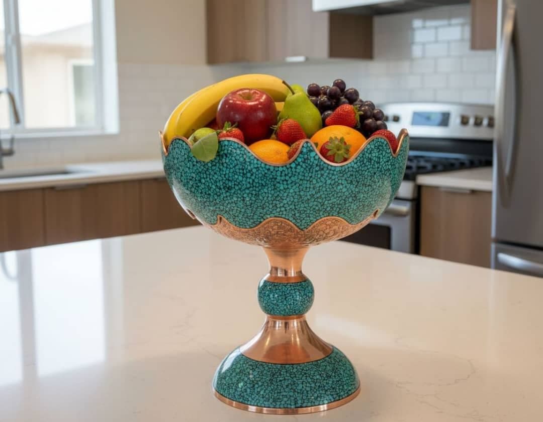 ساخت و فروش ظروف فیروزه کوبی بابایی در اصفهان