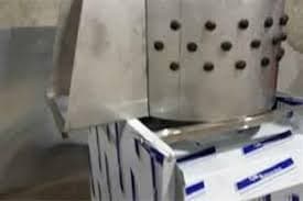 ساخت دستگاه پوست کن پای مرغ گروه صنعتی سینا در همدان