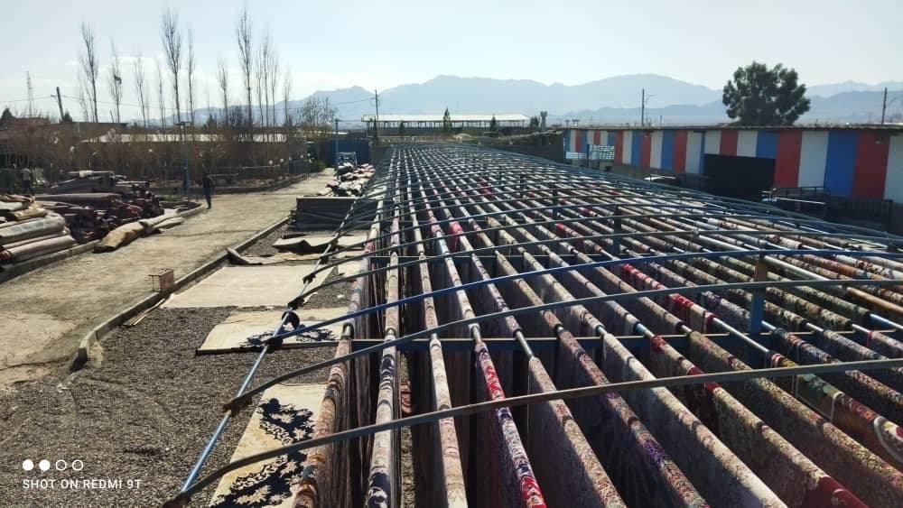 قالی شویی مهاجر در کرمان