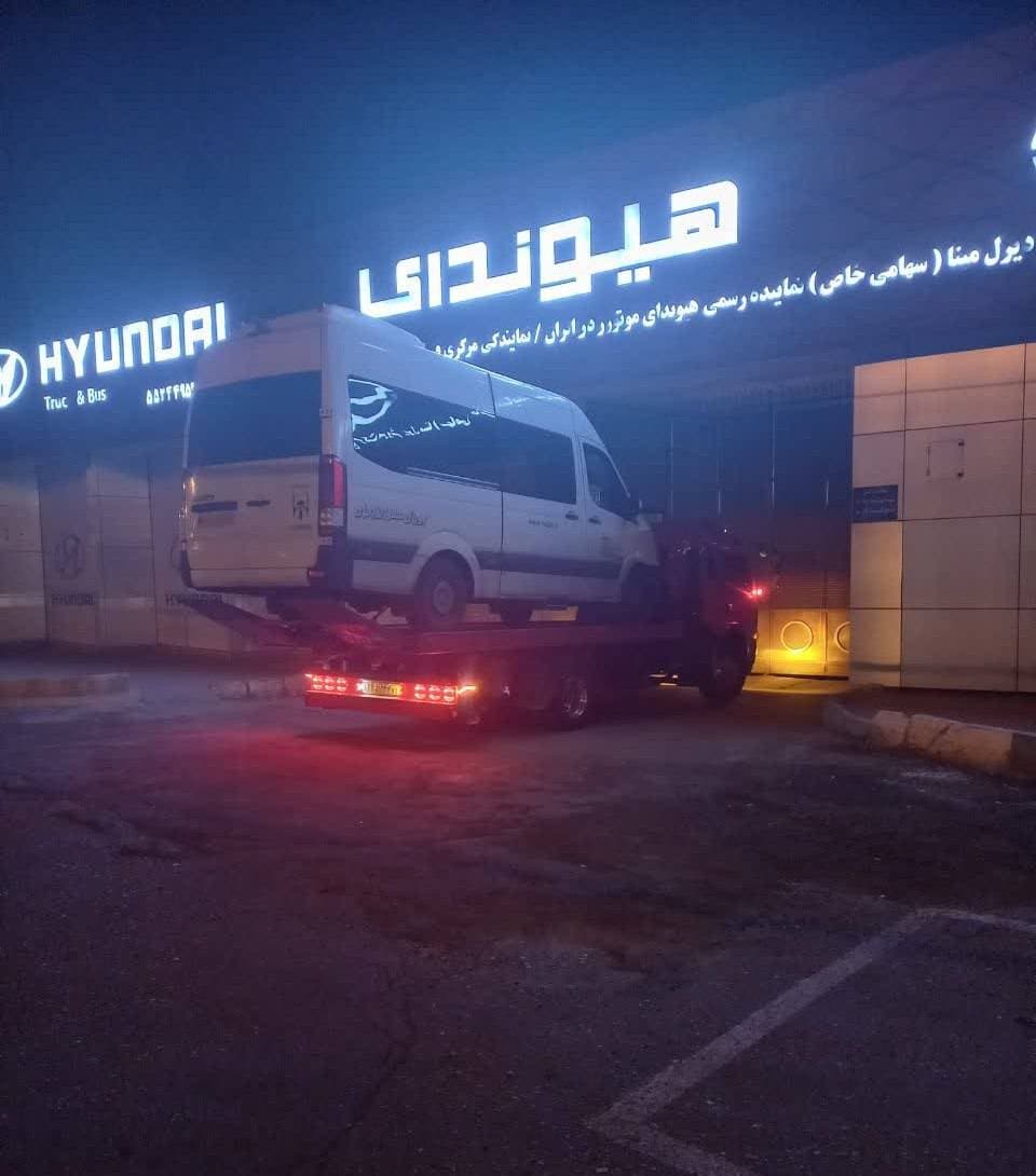 خودروبر و یدک کش شبانه روزی تقی زاده در جاده هراز