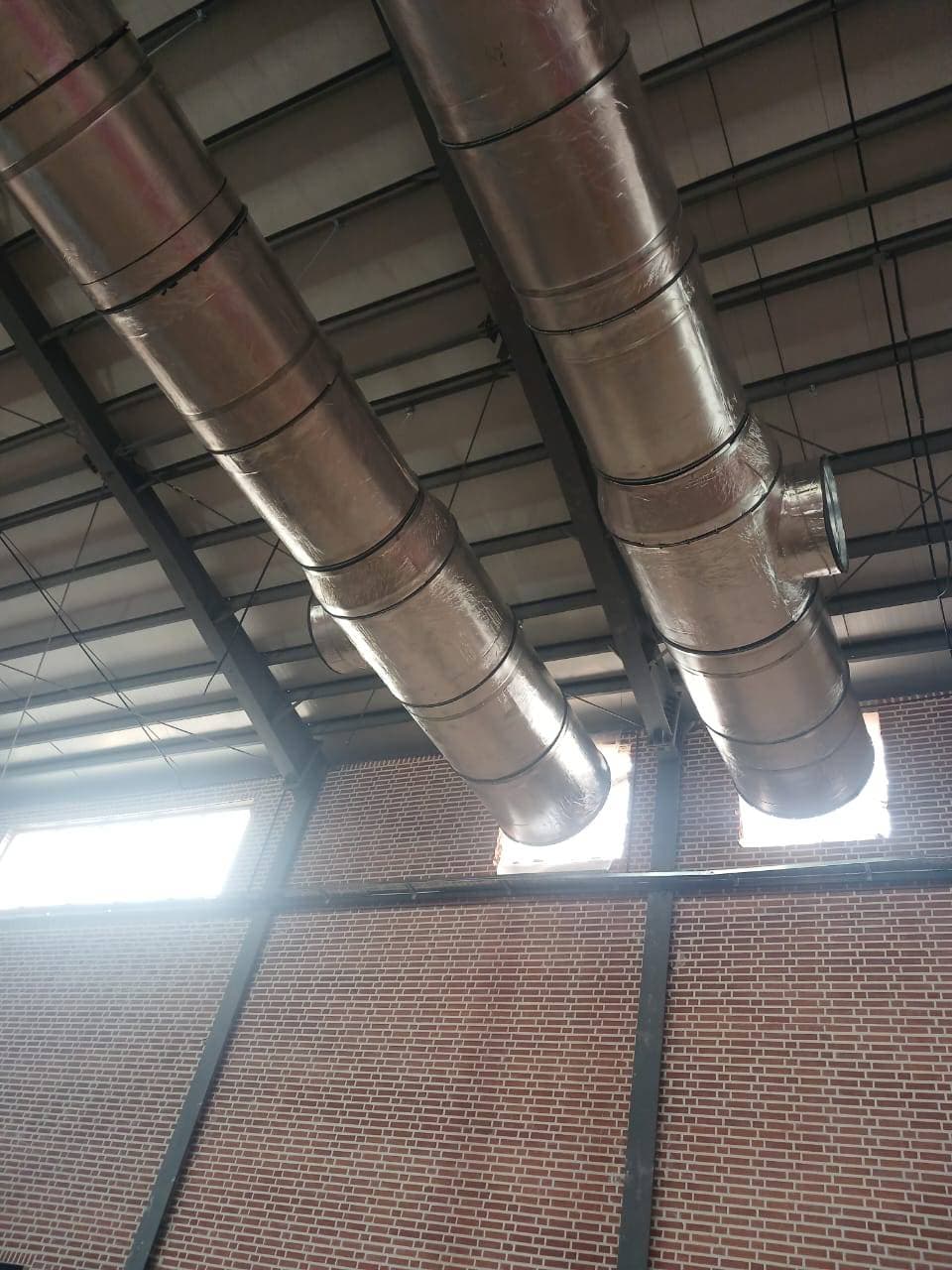 ساخت و نصب کانال صنعتی گرد و مربع برادران جوهری در سعادت آباد تهران