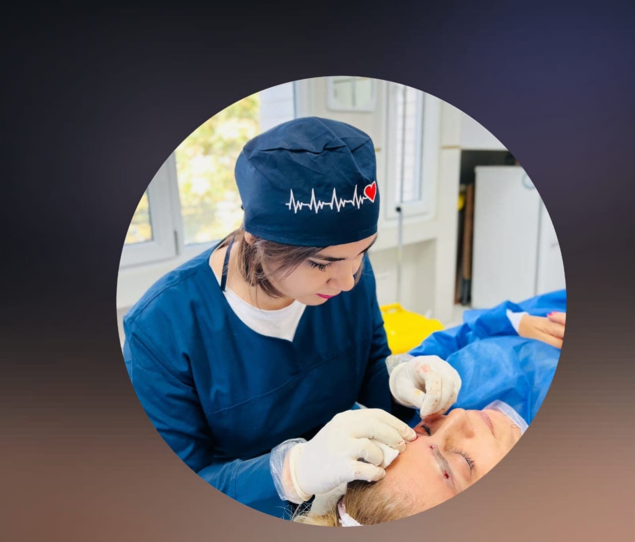 آموزش کاشت ابرو مهتا نجمی تبریز