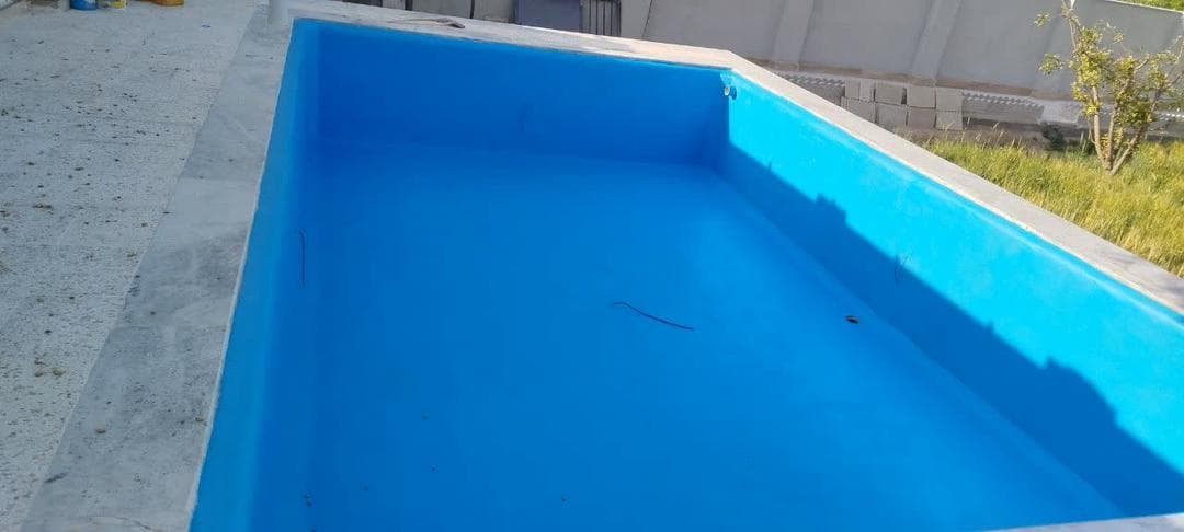 اجرای استخر کشاورزی سیمانی احمد خانه زر در شاهرود