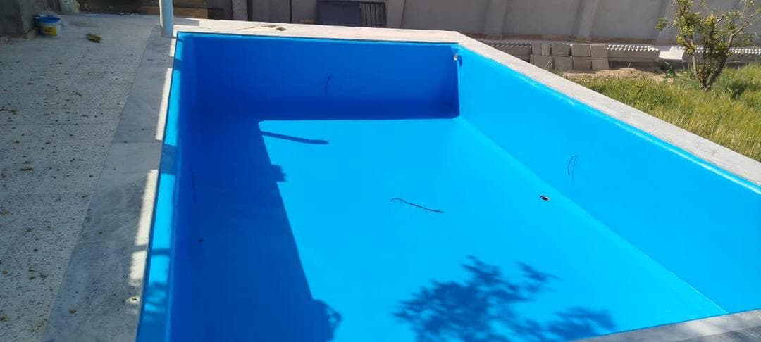 اجرای استخر کشاورزی سیمانی احمد خانه زر در شاهرود