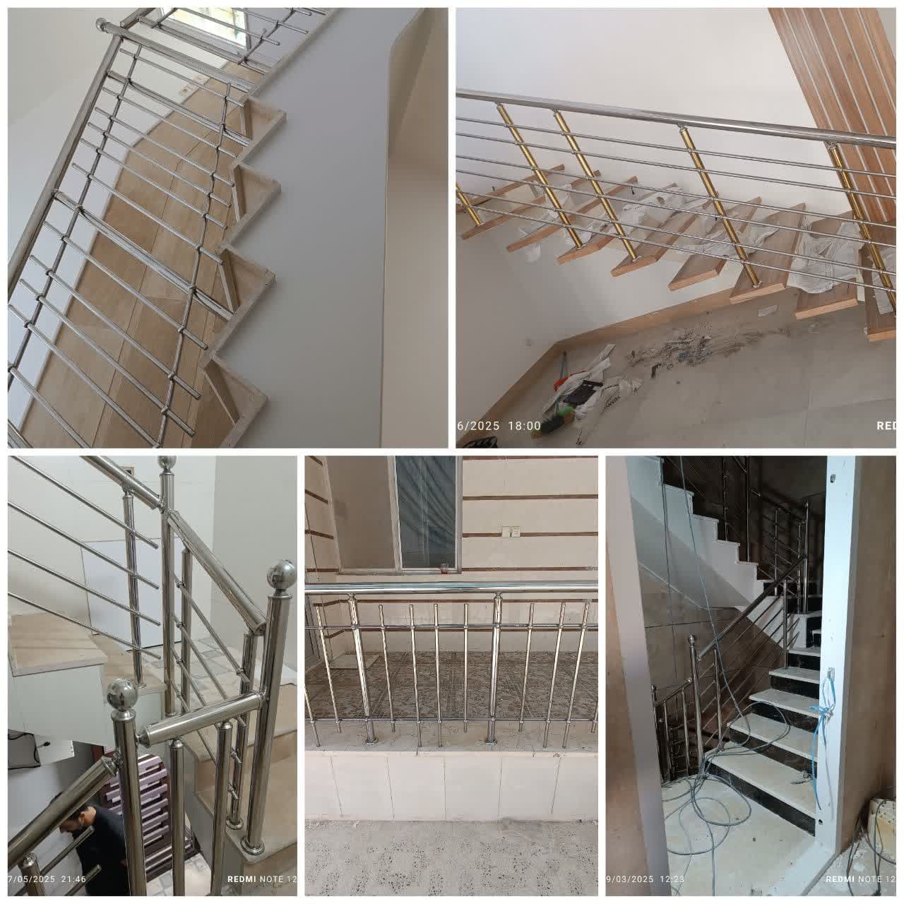 نصب و فروش یراق آلات نرده استیل شرق حیدری در اصفهان