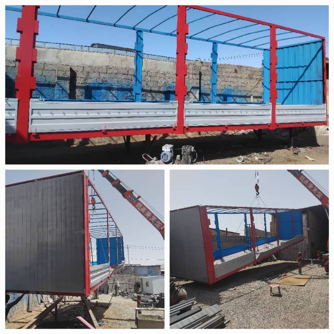 چادر سازی تریلر طلای سرخ در قاین